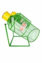 Bottle Shape Plastic collection bank Made From plastic cage